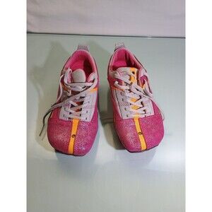 Vintage Children Diesel Pink Leather Sneakers Low Top  Everux 13.5 US